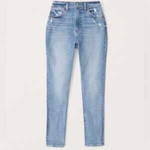 Abercrombie Curve Love Super Skinny Ankle Jean - Size 30 (10R) - Light Wash